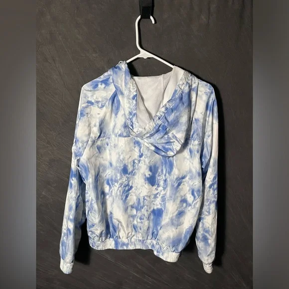 Forever 21 Brand, Zip-Up Hooded Windbreaker, Size L, Women - Picture 2 of 4